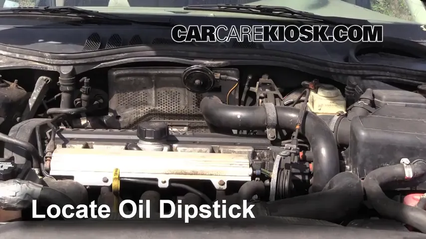 1998 Volvo V70 AWD 2.4L 5 Cyl. Turbo Oil Check Oil Level